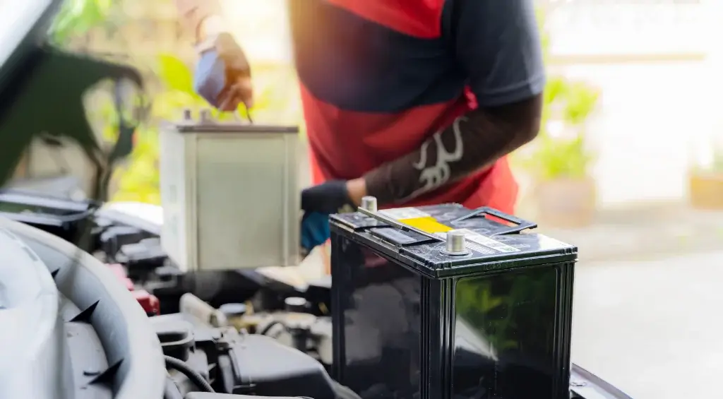 troca de bateria em carros importados
