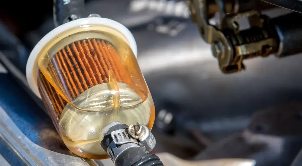 filtro de combustível entupido